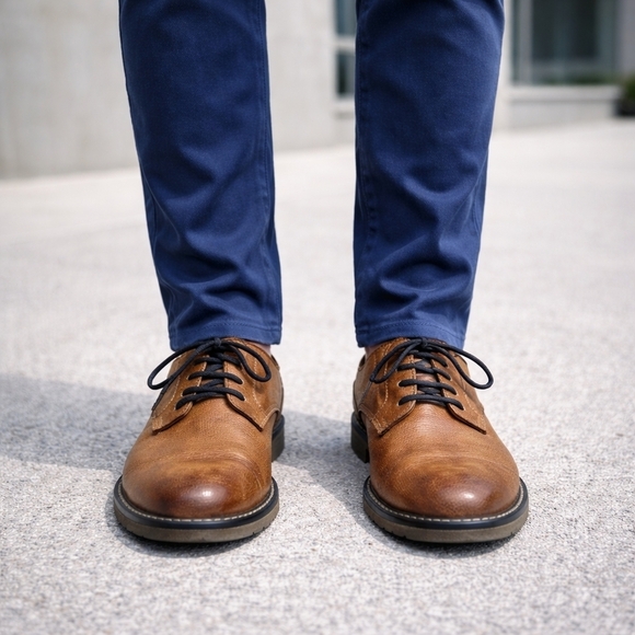 Bed Stu Workshop Leather Oxford Shoes Men’s 9 Brown Vegetable Tanned Lace Up main image 11